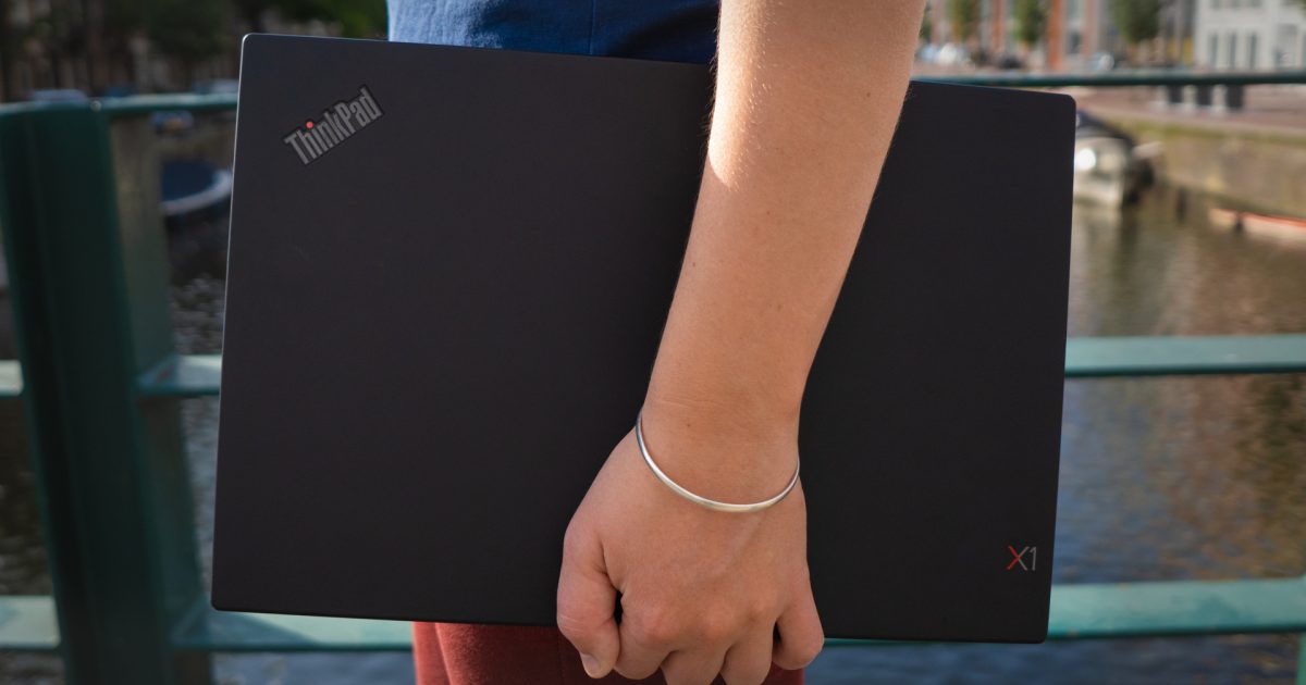 Lenovo ThinkPad X1 Carbon on a desk